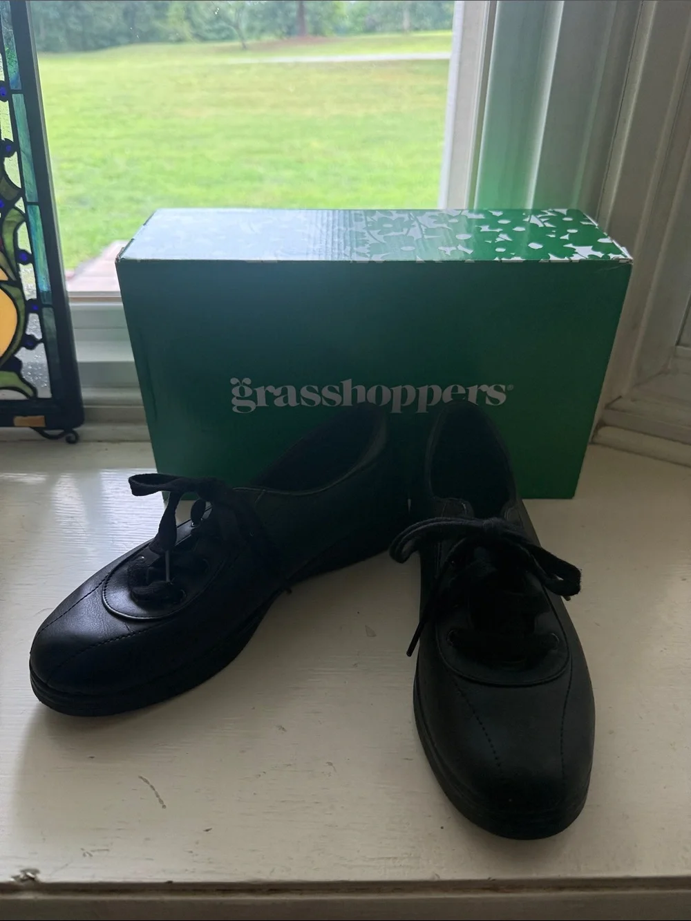 Grasshoppers Woman’s Black Lace-Up Oxford Shoes